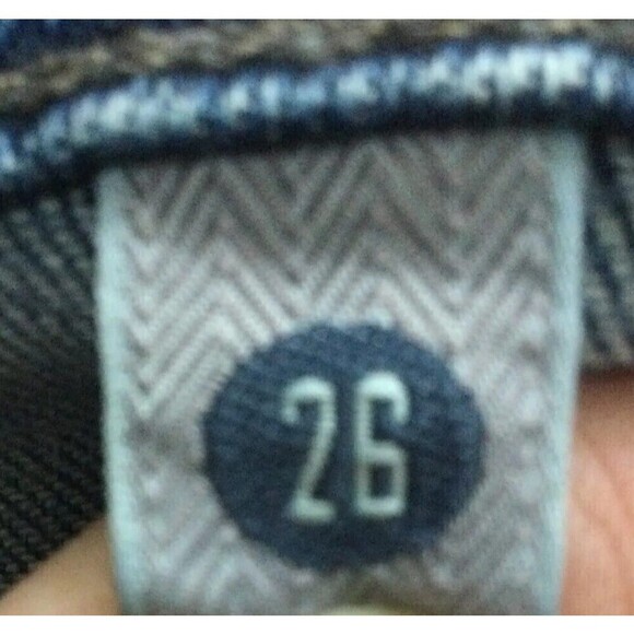 Citizens Of Humanity Rocket Crop High Rise Skinny Blue Denim Jeans Women Size 26 - Picture 8 of 11